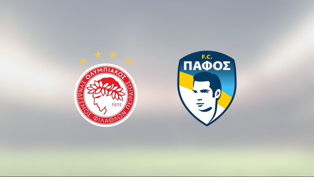 Mållöst när Olympiacos tog emot Pafos