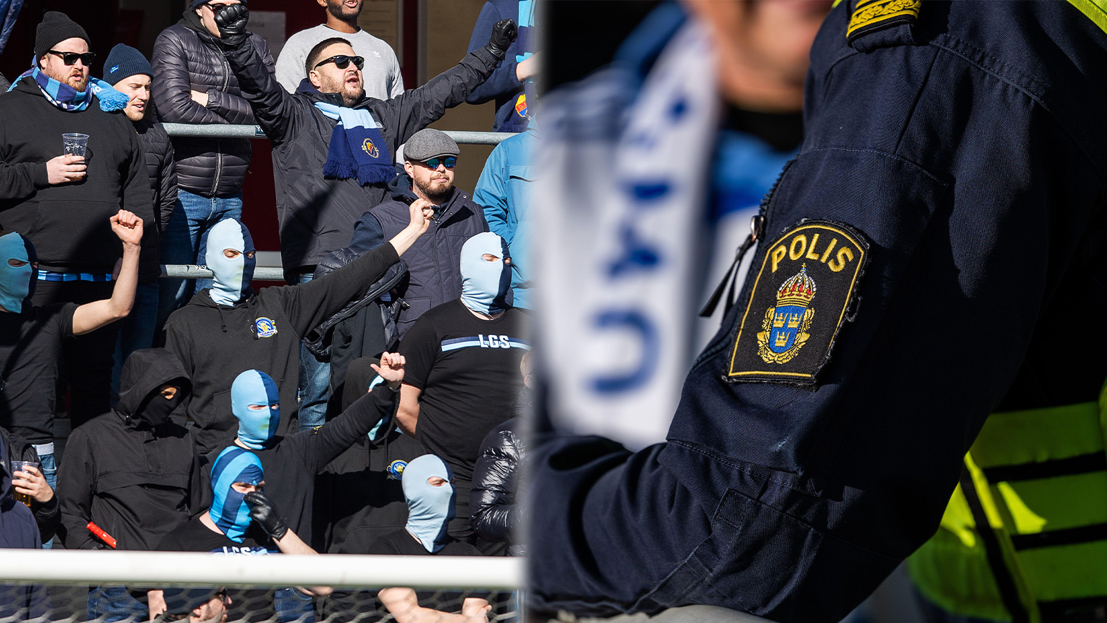 JUST NU: Polisen backar från maskeringsvillkoren