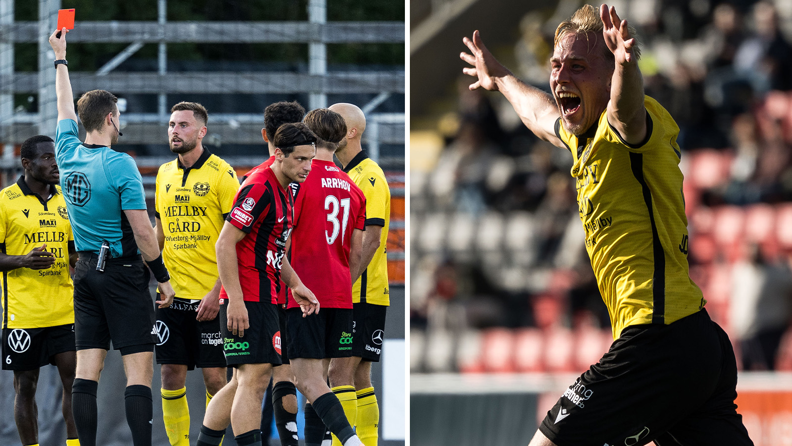 JUST NU: Mjällby stormar mot SM-guld – vann mot BP med en man mindre