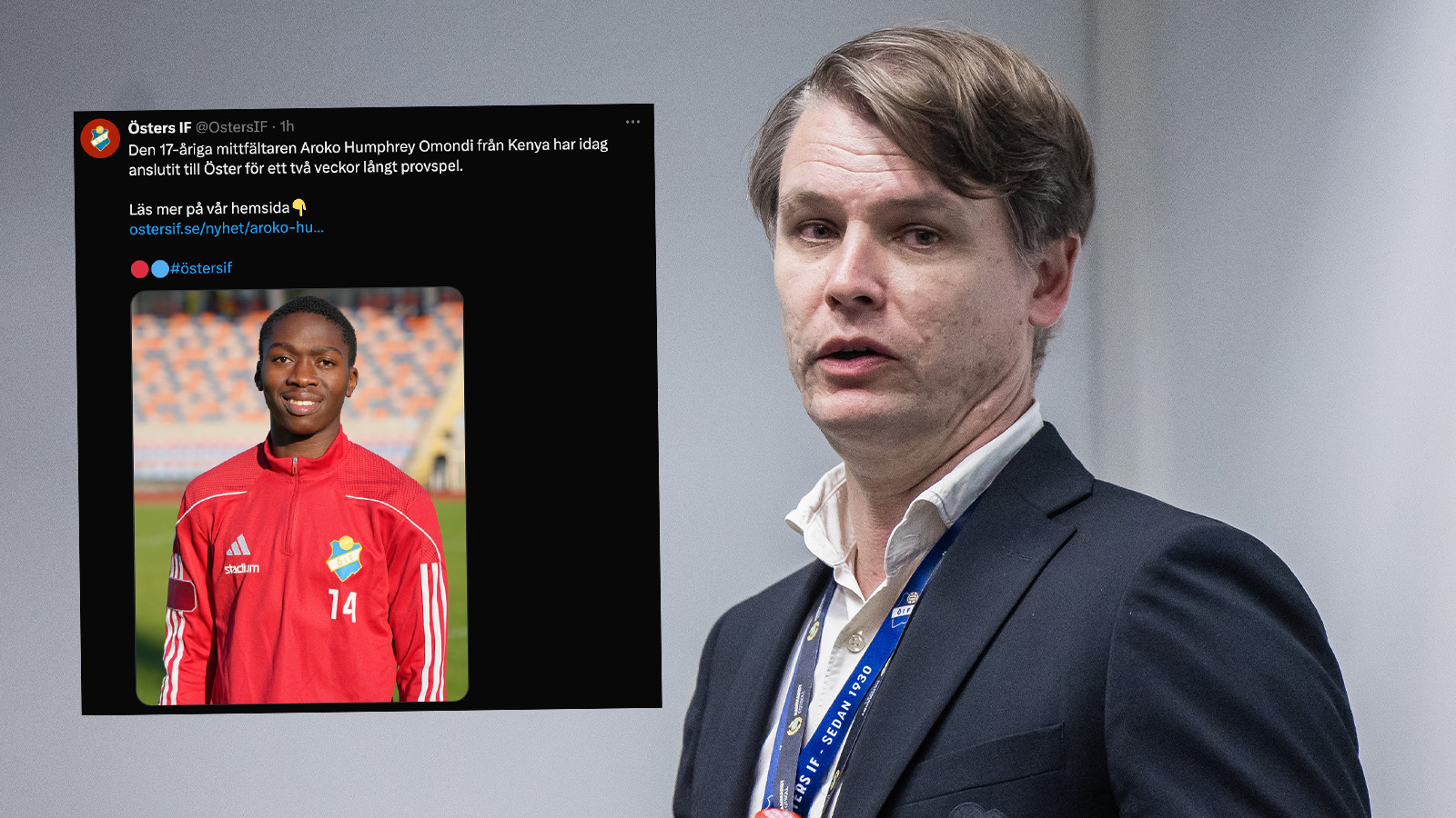 Östers IF meddelar – tar in Omondi på provspel