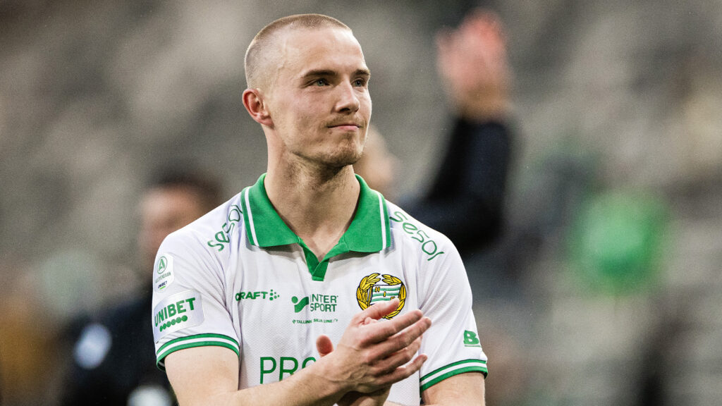 250514 Hammarbys Jacob Ouro Ortmark efter fotbollsmatchen i Allsvenskan mellan Hammarby och Sirius den 14 maj 2025 i Stockholm.