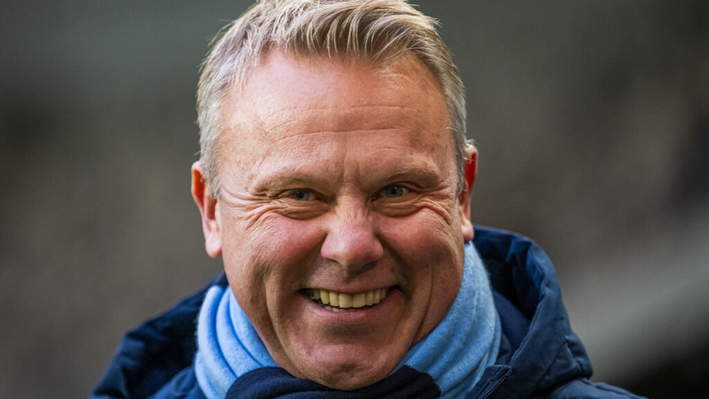 241110 Djurgårdens tränare Roberth Björknesjö inför fotbollsmatchen i Allsvenskan mellan Djurgården och IFK Norrköping den 10 november 2024 i Stockholm.