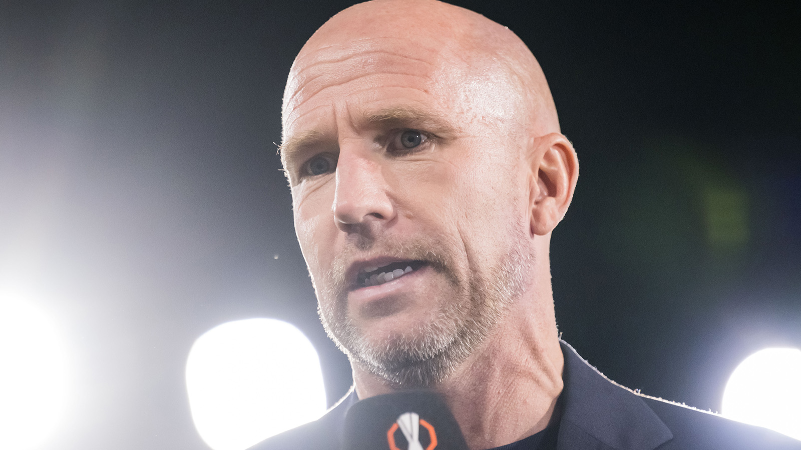 250924 Head coach Henrik Rydström of Malmö FF ahead ofof the UEFA Europa League football match between Malmö FF and Ludogorets on September 24, 2025 in Malmö.