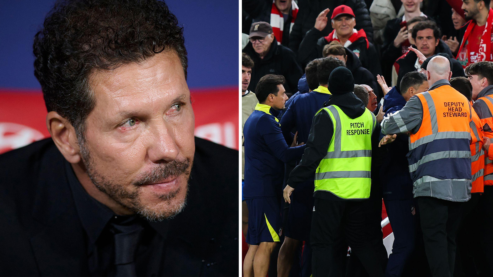 Uppgifter: Uefa utreder Atlético-tränare efter spott-drama