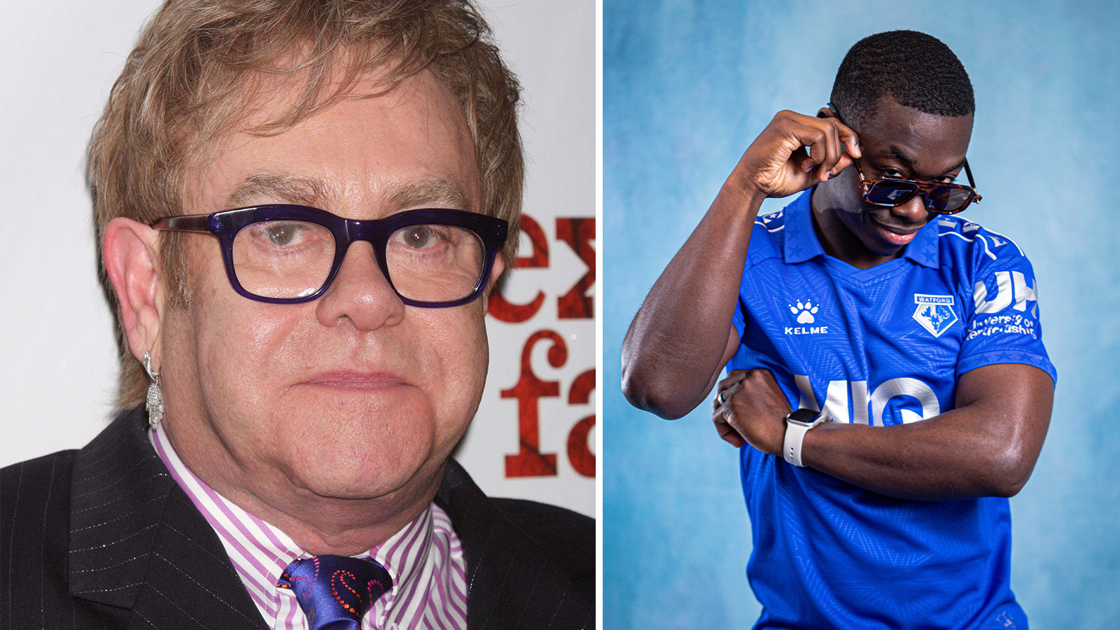 Watford hyllar Elton John med ny tröja