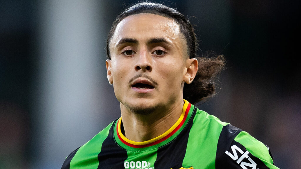 250825 GAIS Amin Boudri under fotbollsmatchen i Allsvenskan mellan GAIS och Mjällby den 25 augusti 2025 i Göteborg.