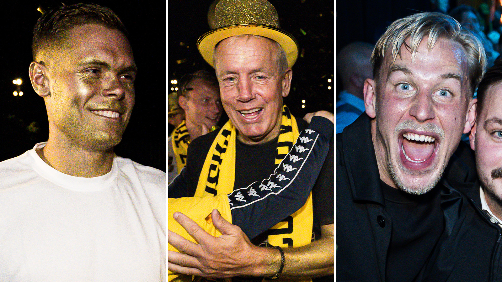 BILDEXTRA: Mjällbys SM-guldfirande i natt