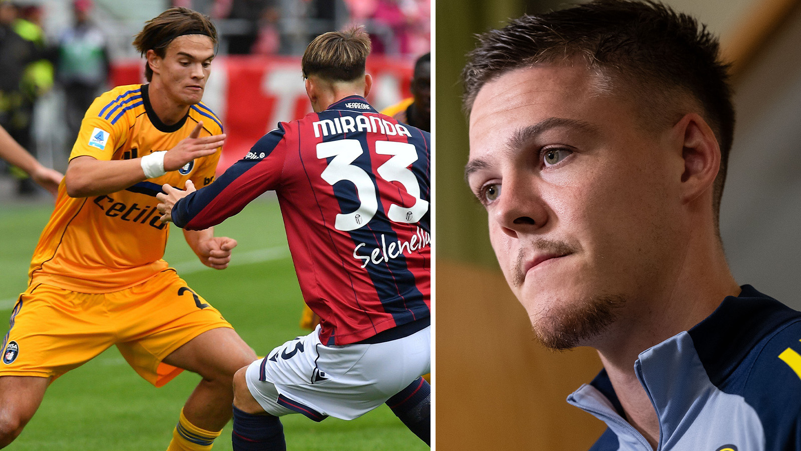 TV: Emil Holm helt ställd kring Serie A-svensken – ”Inte koll på honom”