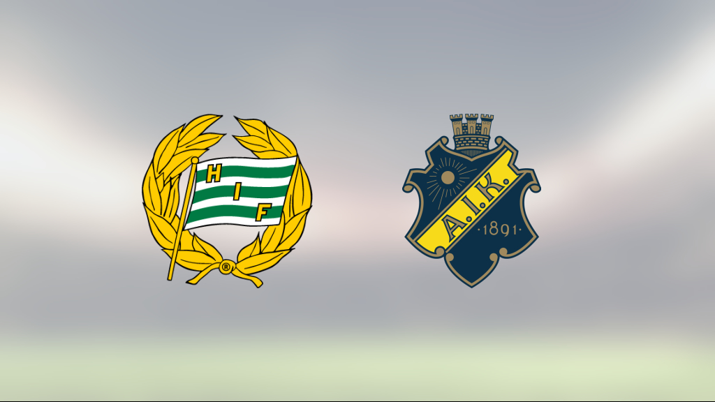 Hammarby besegrade AIK och toppar nu tabellen