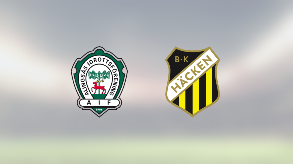 BK Häcken besegrade Alingsås IF och toppar nu tabellen