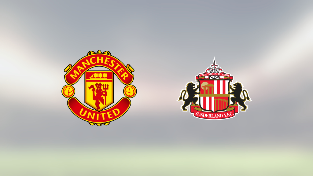 Manchester United för tuffa för Sunderland – förlust med 0–2