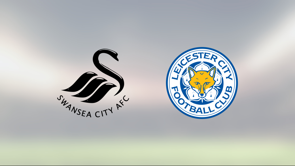 Leicester vann med 3–1 mot Swansea City