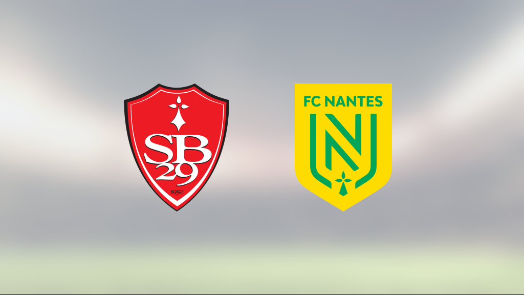 Delad pott när Brest tog emot Nantes