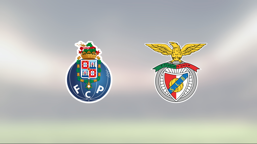 Oavgjort i toppmötet mellan Porto och Benfica