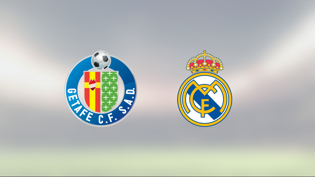 Real Madrid besegrade Getafe och toppar nu tabellen