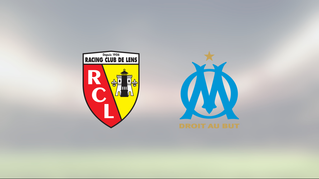 Tungt för Marseille när Lens bröt fina vinstsviten