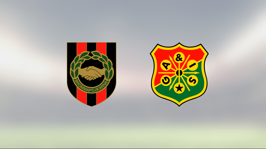 GAIS vann efter stark start mot Brommapojkarna