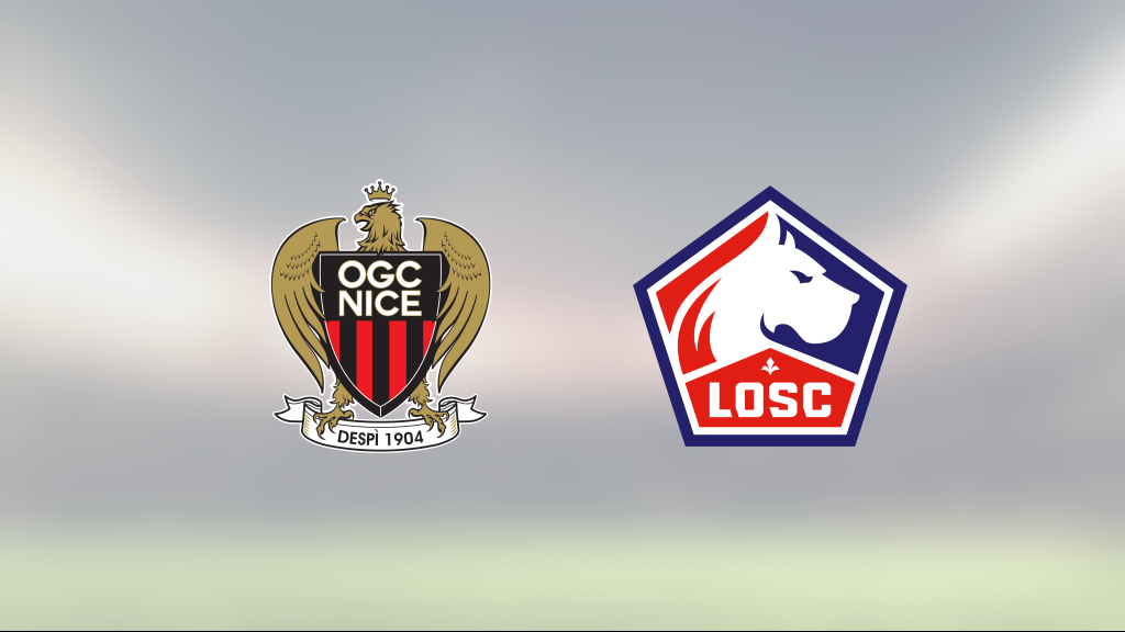 Niza för tuffa för Lille – förlust med 0–2