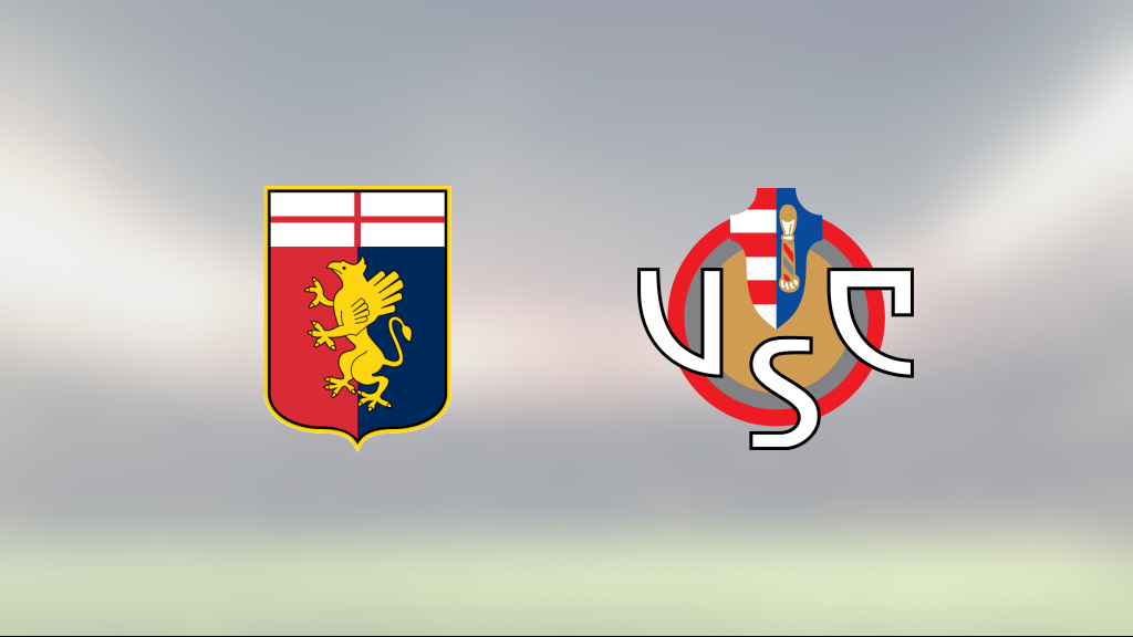 Förlust för Genoa mot Cremonese med 0–2