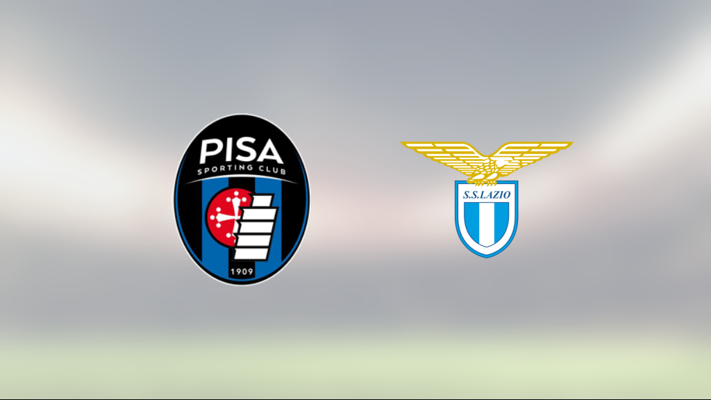 Delad pott när Pisa tog emot Lazio