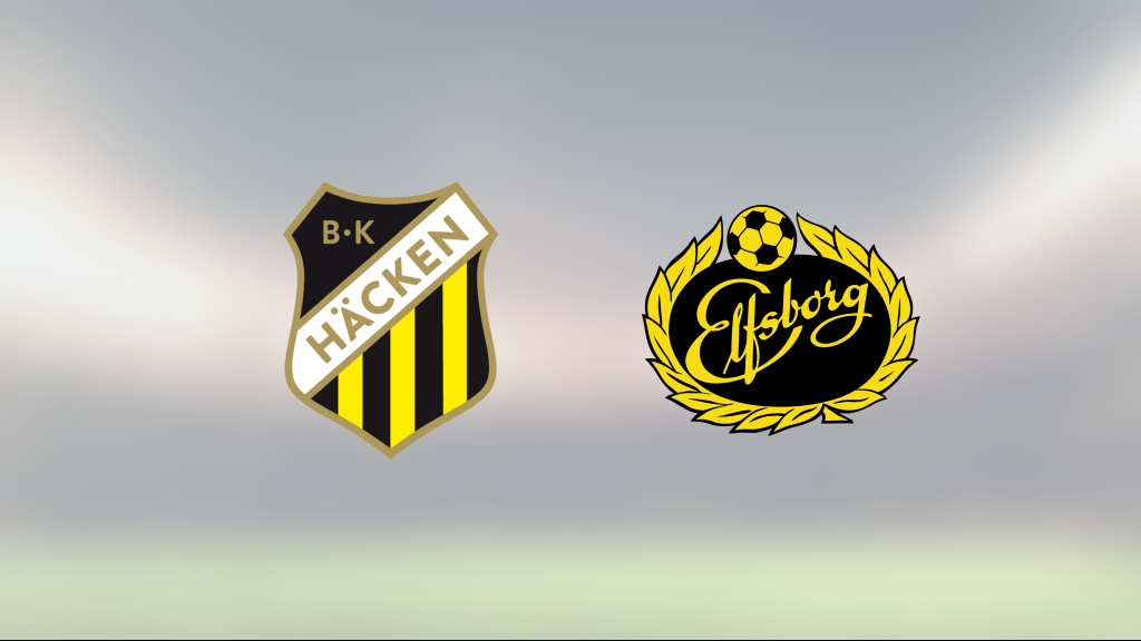 Elfsborg tog bortaseger mot BK Häcken Utveckling
