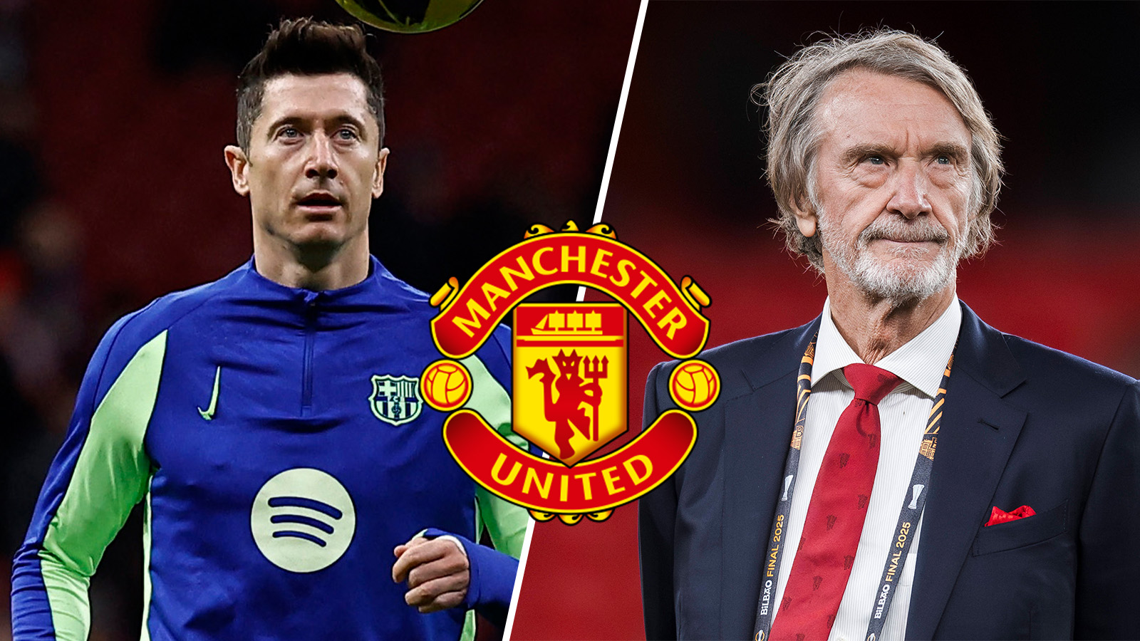 Uppgifter: Ratcliffe sätter stopp för Uniteds Lewandowski-plan