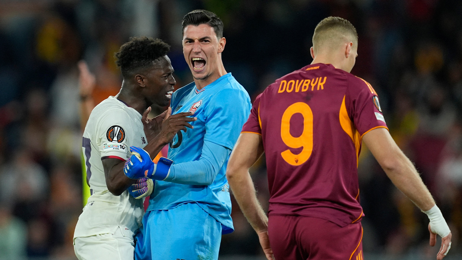 Osannolikt straffdrama när Roma föll mot Lille