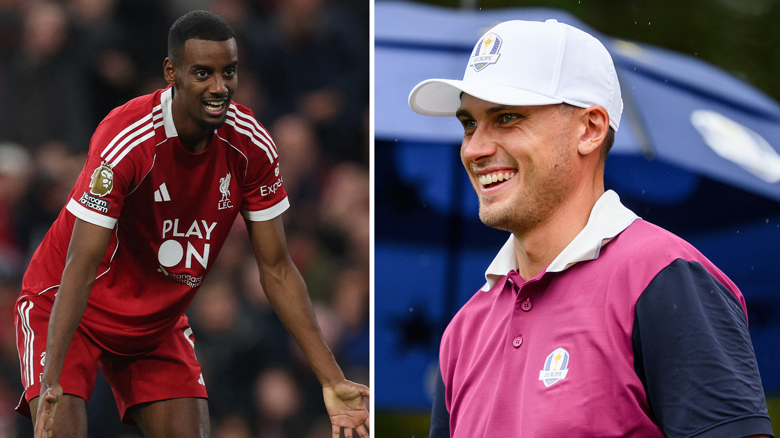 Svenske golfstjärnan såg Liverpool möta United