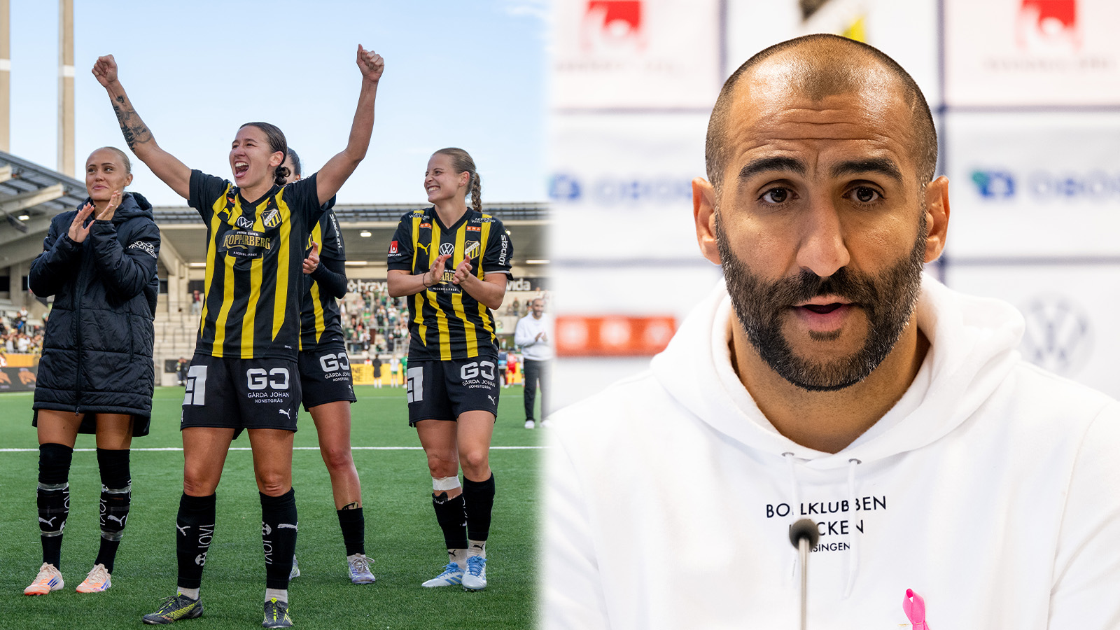 Häcken-tränarens eufori: ”Vi vann nog ett par hjärtan”
