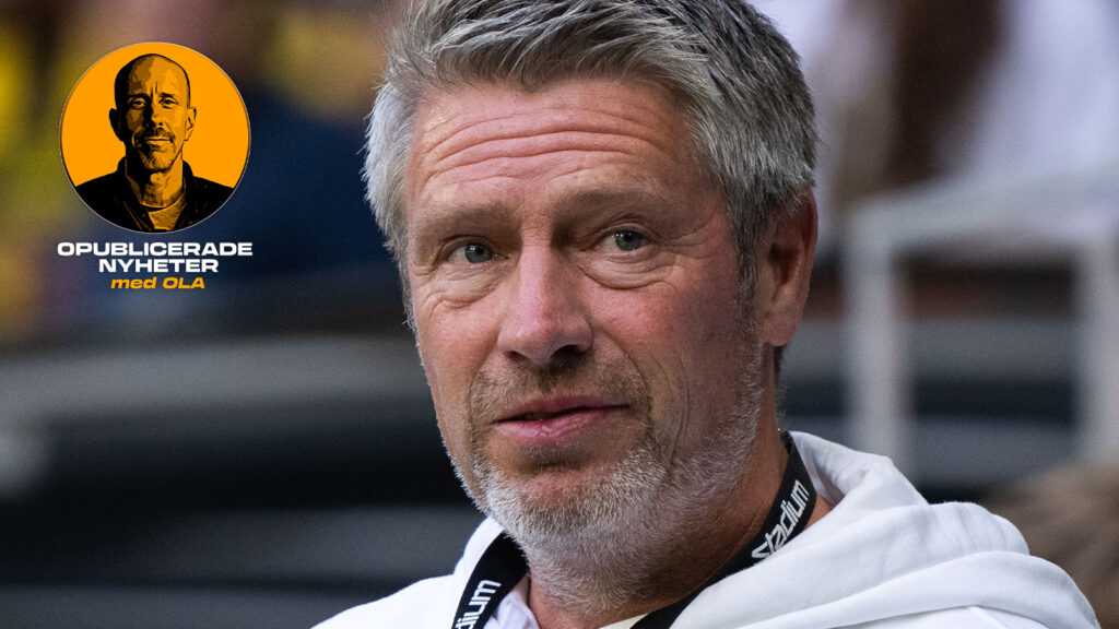 230723 AIKs sportchef Thomas Berntsen inför fotbollsmatchen i Allsvenskan mellan AIK och Malmö FF den 23 juli 2023 i Stockholm.