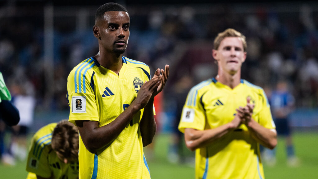 Alexander Isak från Sverige efter VM-kvalmatchen i fotboll mellan Kosovo och Sverige den 8 september 2025 i Pristina.
