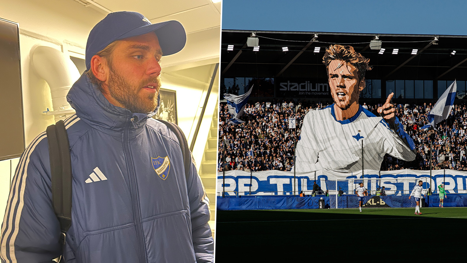 Christoffer Nyman hedrades med tifo: ”Det betyder allt”