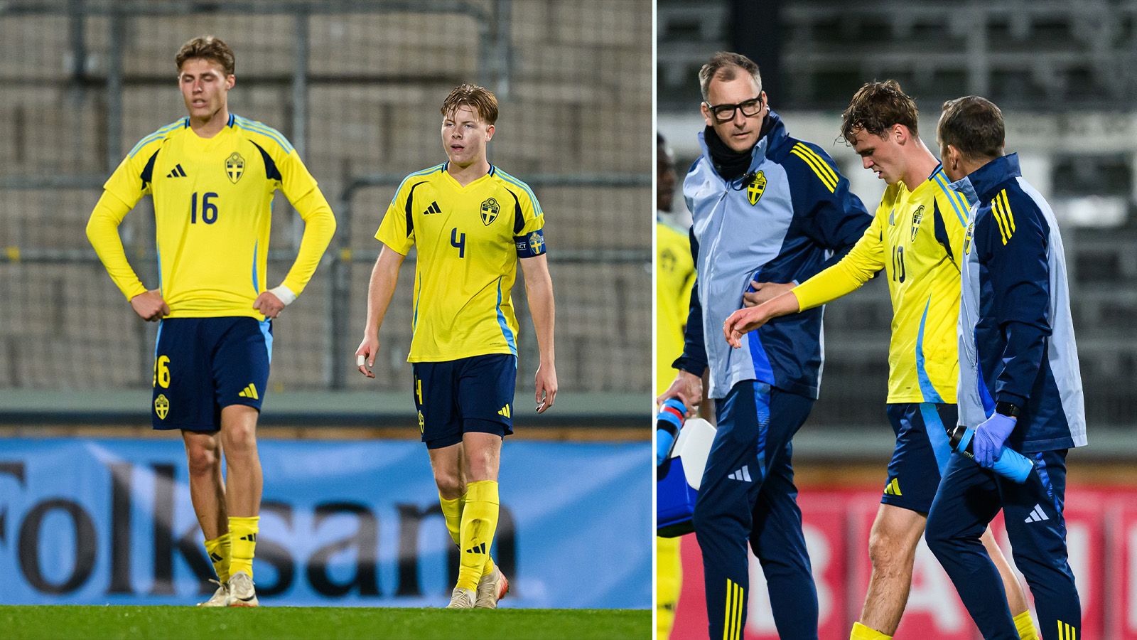 U21-landslaget blev krossade av Polen – Swedberg skadad