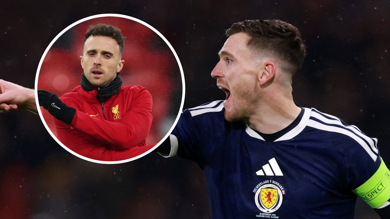 Robertson: ”Kunde inte sluta tänka Diogo Jota i dag”