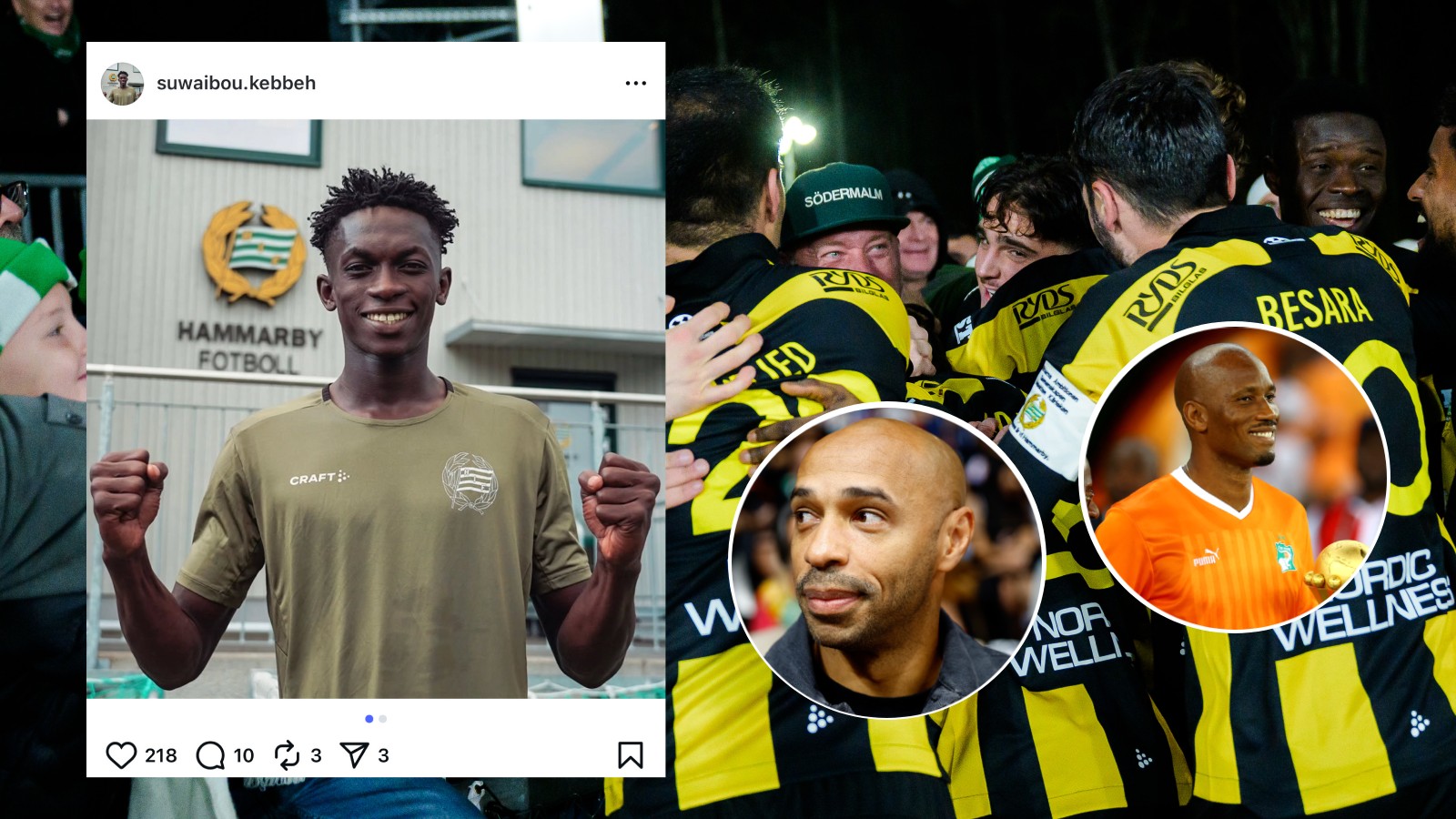 Bajen nära affär – beskrivs som sensationell: ”Både Drogba och Henry”