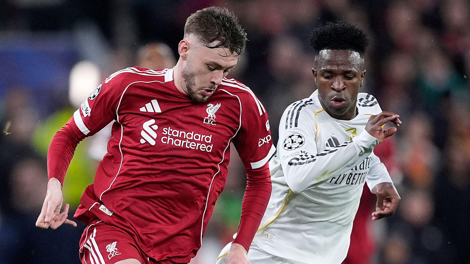 JUST NU: Courtois med en jätteräddning mot Liverpool