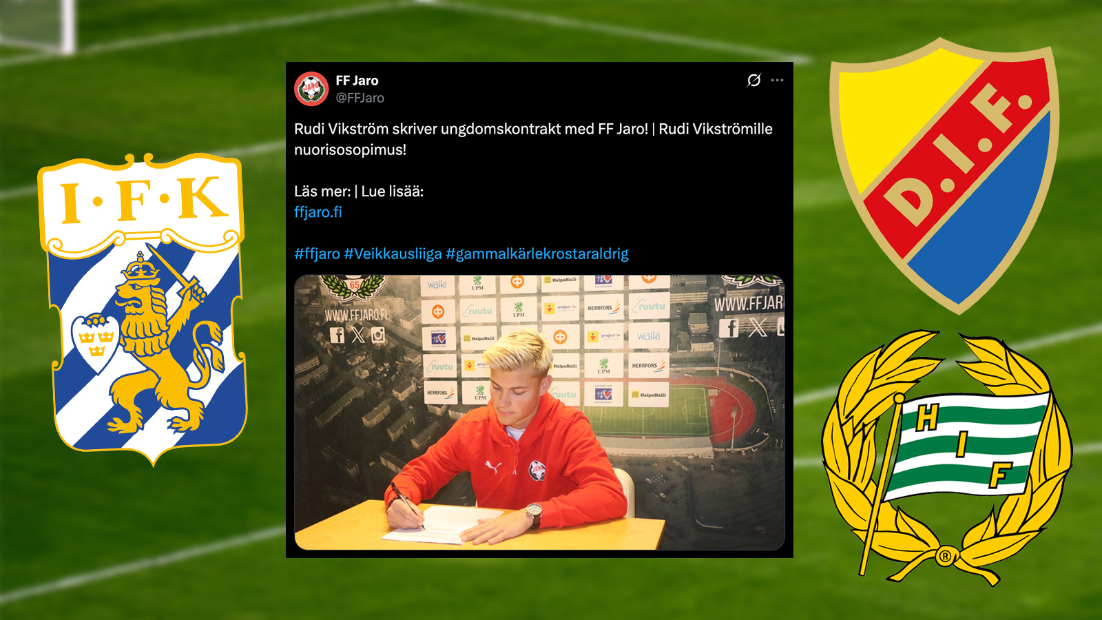 Tre allsvenska klubbar uppges följa Rudi Vikström