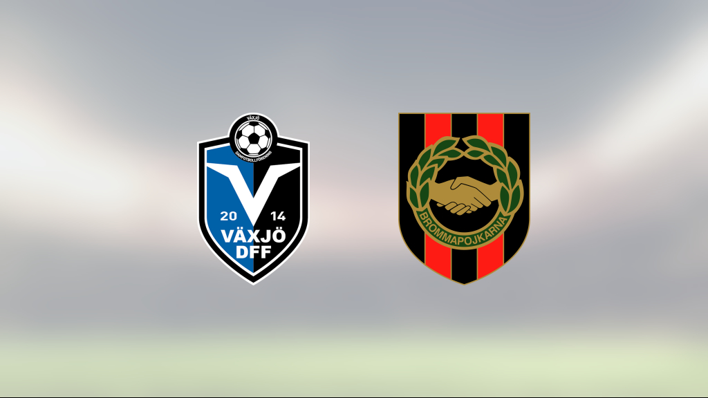 Klar seger för Växjö mot Brommapojkarna på Spiris Arena 1, Växjö