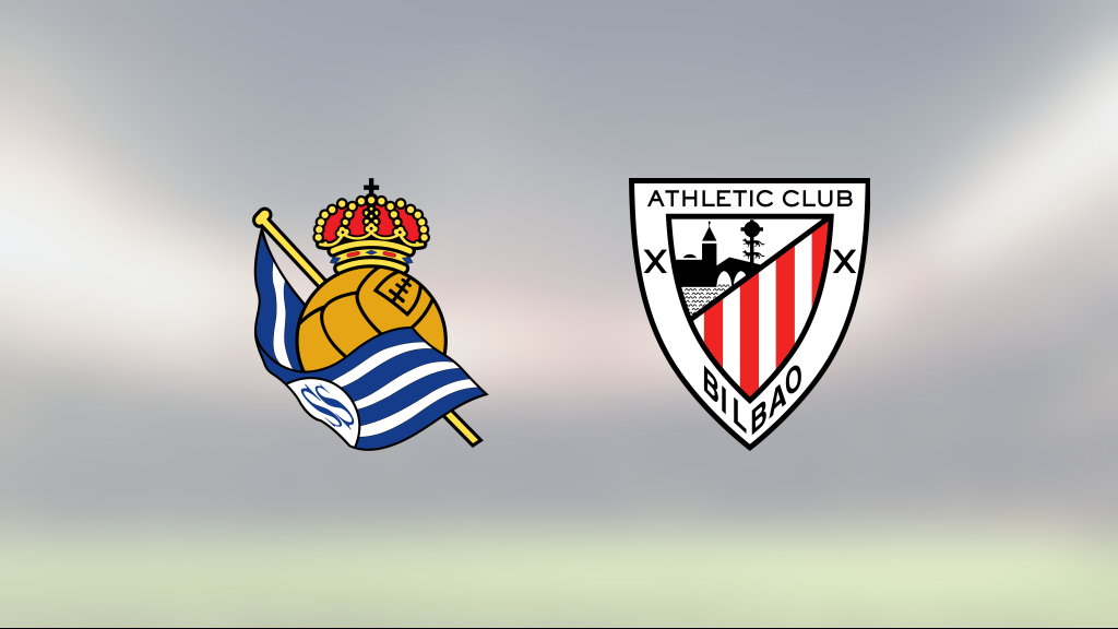 Tre poäng för Real Sociedad hemma mot Atlethic Bilbao
