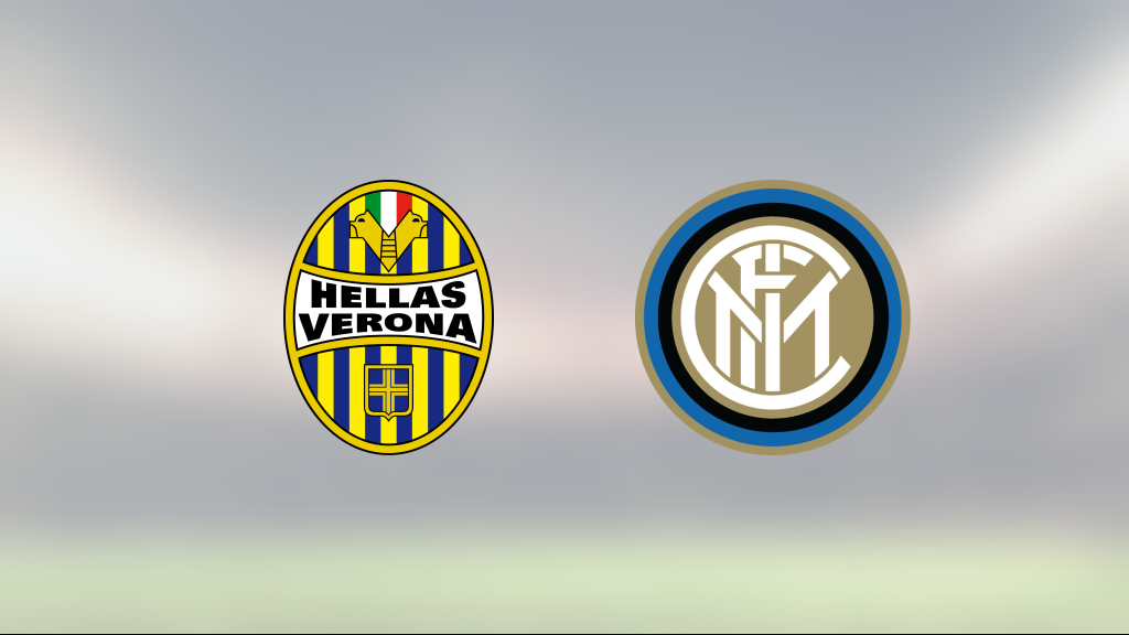 Tre poäng för Inter borta mot Verona