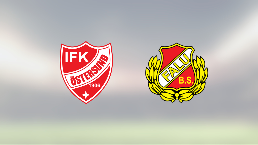 Oavgjort mellan IFK Östersund och Falu BS i kval till Ettan omgång 1 grupp 1 herr