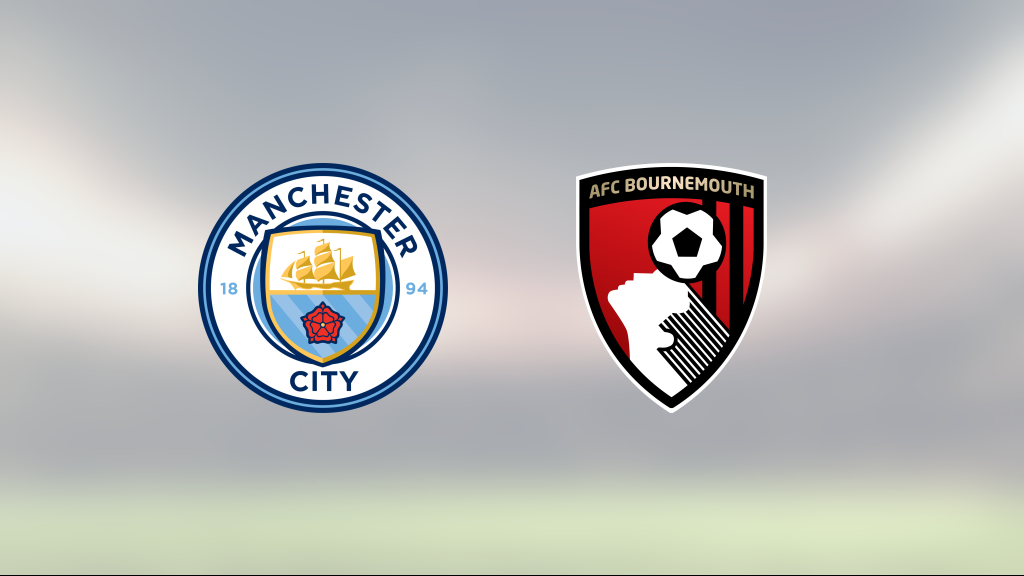 Erling Haaland tvåmålsskytt för Manchester City i segern mot Bournemouth