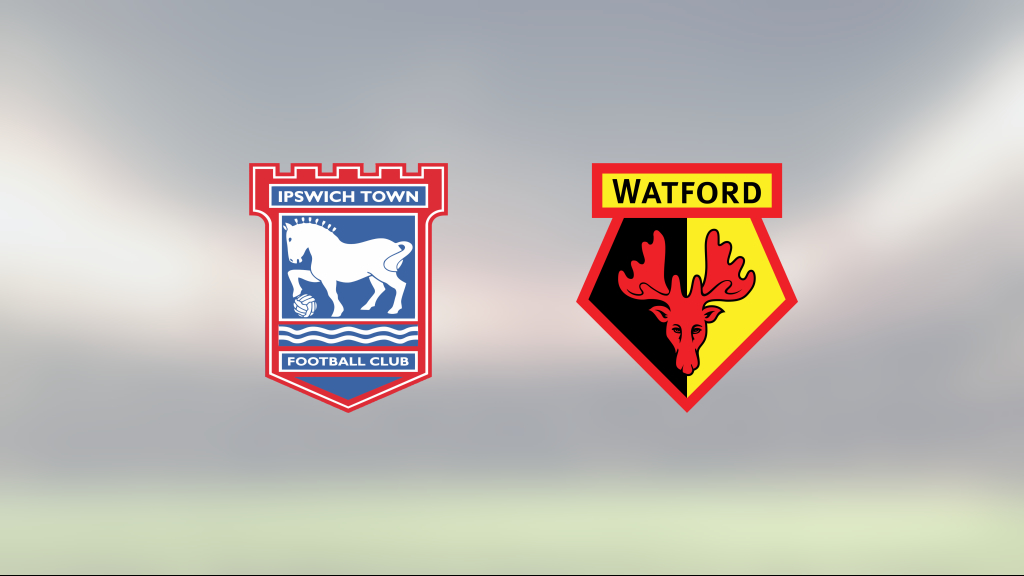 Oavgjort för Ipswich hemma mot Watford