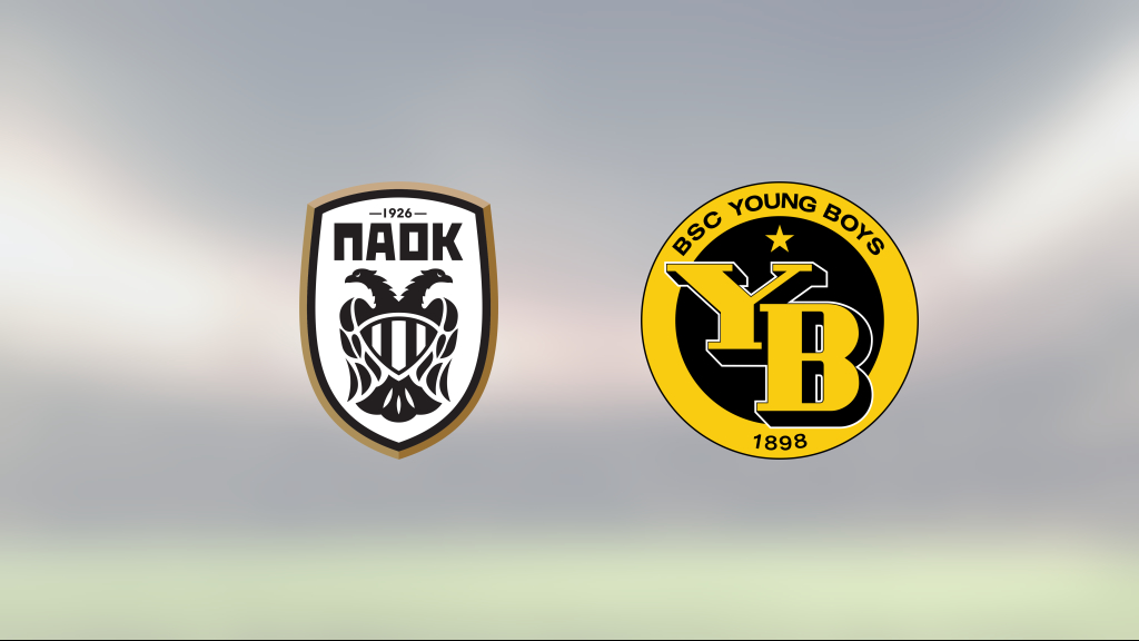Young Boys föll med 0–4 mot PAOK