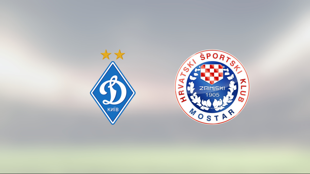 Klar seger för Dynamo Kiev mot Zrinjski Mostar