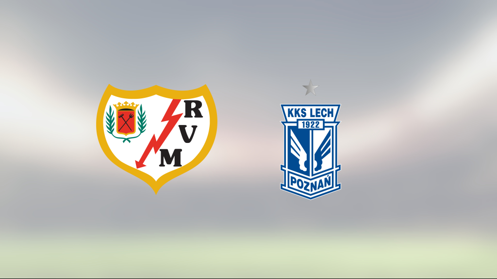 Trots underläge – seger för Rayo Vallecano mot Lech Poznan