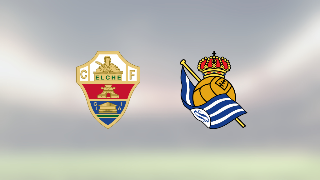 Oyarzabal räddade en poäng i 89:e minuten mot Elche