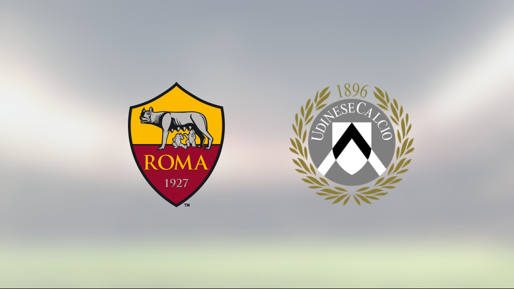 Förlust för Udinese mot Roma med 0–2