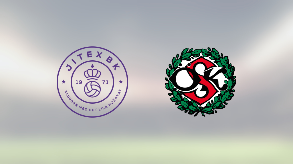ÖSK avgjorde i andra halvlek mot Jitex BK