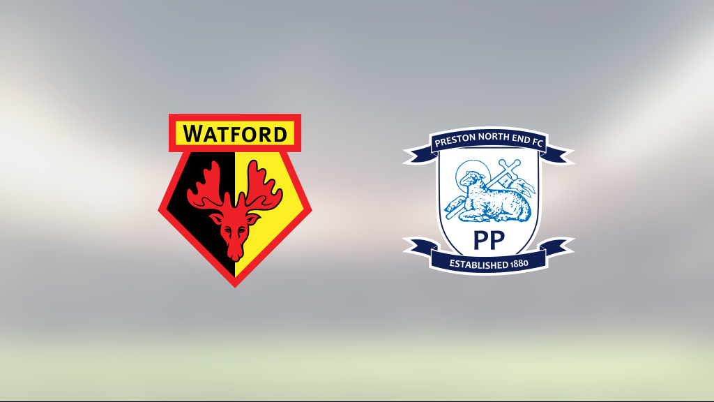 Oavgjort mellan Watford och Preston North End